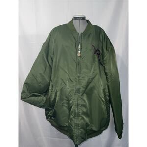 Vintage Rocawear Satin Winter Jacket Hiphop Streetwear Urban Mens 5XL